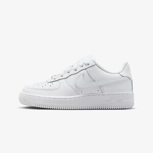White Air Force 1s. Youth size 4. Which is a women’s 5.5. Never worn!